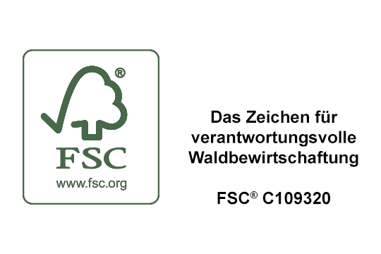 FSC-zertifiziertes Papier