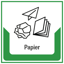 Symbol: Papiermüll